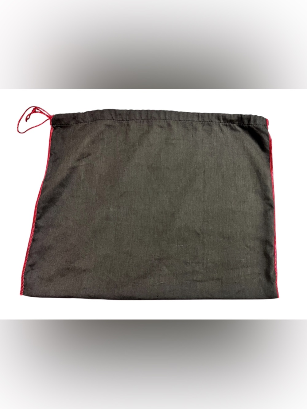 Coach Black Drawstring Dust Bag with Red Trim - Picture 2 of 2